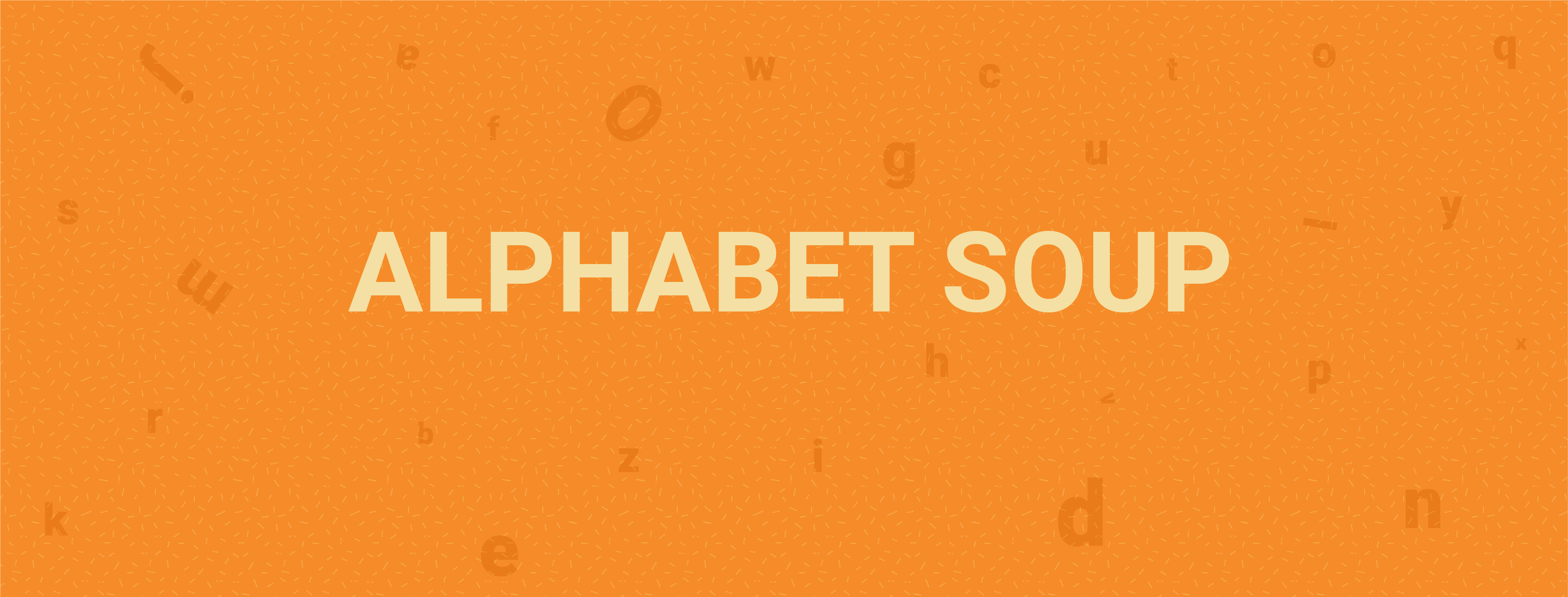 Alphabet Soup