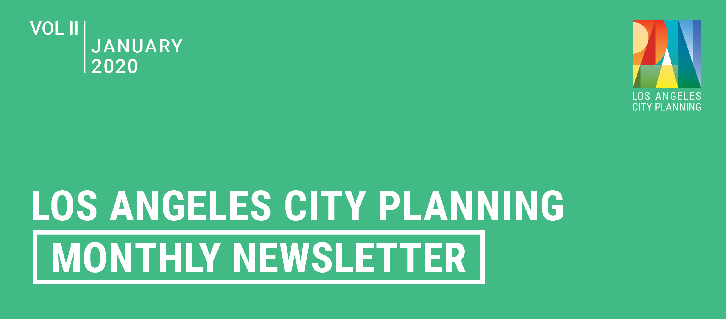 January 2020 Newsletter Cover